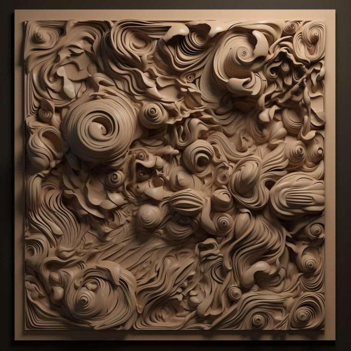 نموذج ثلاثي الأبعاد لآلة CNC 3D Art 